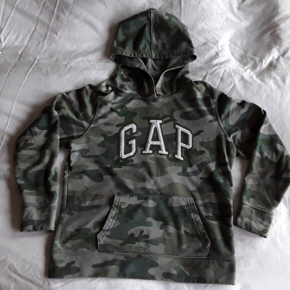 GAP Camouflage 60% Cotton Hoodie - Picture 2 of 4